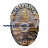 LA DETECTIVE BADGE