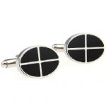 Stainless Steel Hard Enamel Cufflink